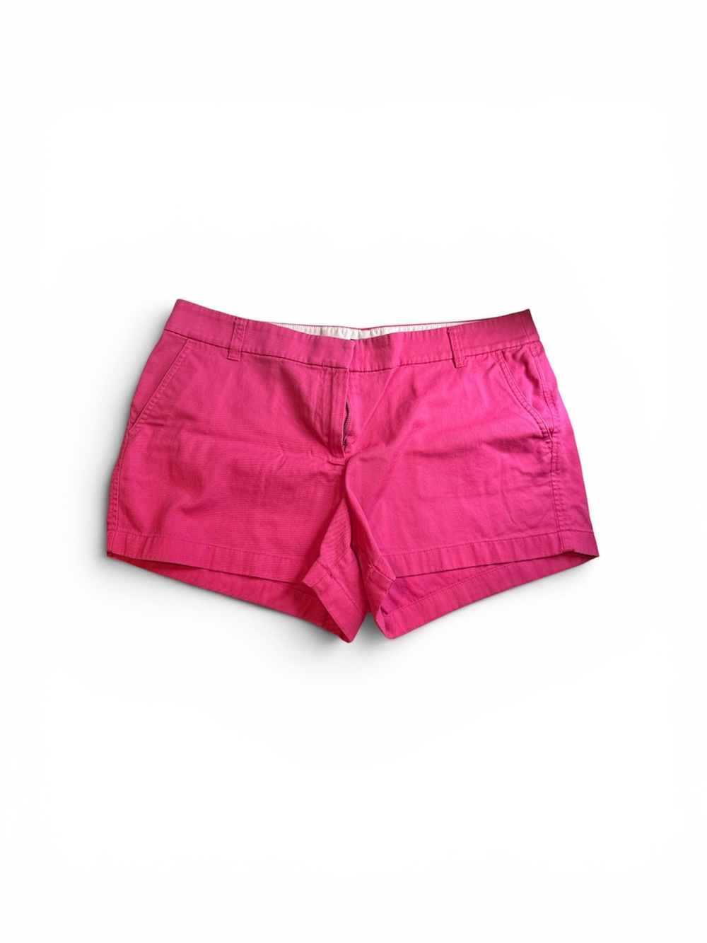 J. Crew Bright Hot Pink Cotton Shorts
